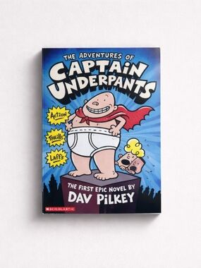 Two Scholastic Captain Underpants Comic Books